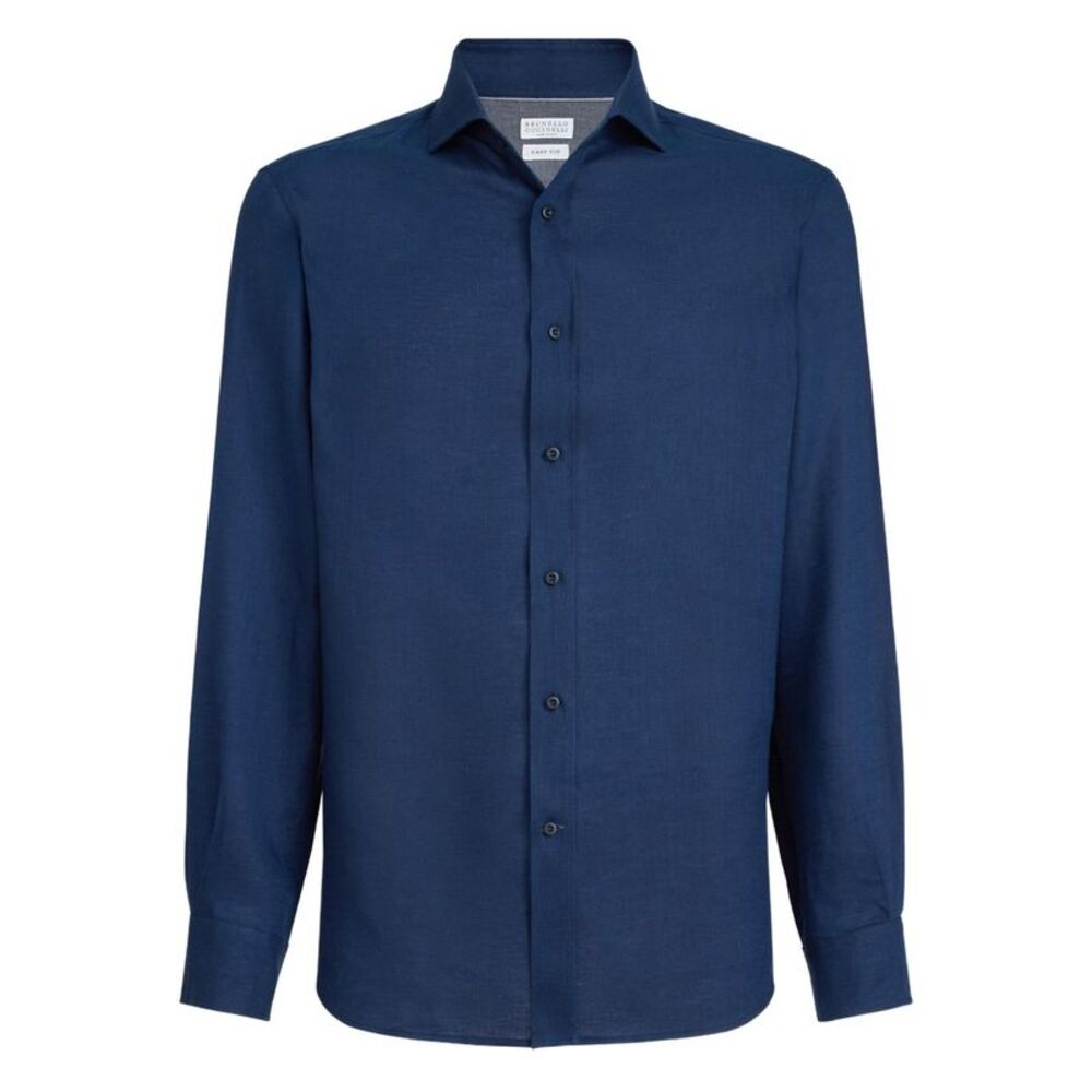 Brunello Cucinelli Men Linen Shirt